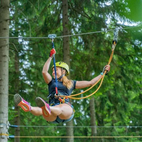 Seil-Affenpark | Adrenalin in der Höhe
