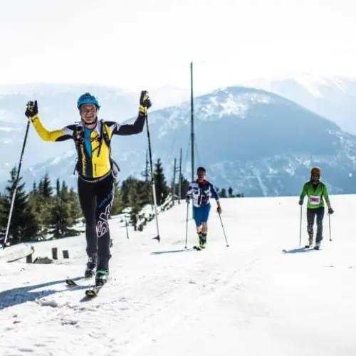 Ski mountaineering race UP and DOWN!