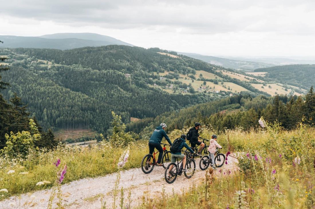 Cycling in Špindlerův Mlýn