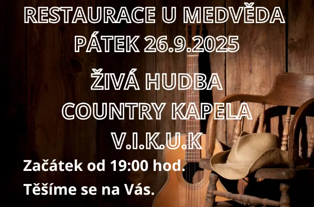Der erste Country-Abend im Restaurant U Medvěda
