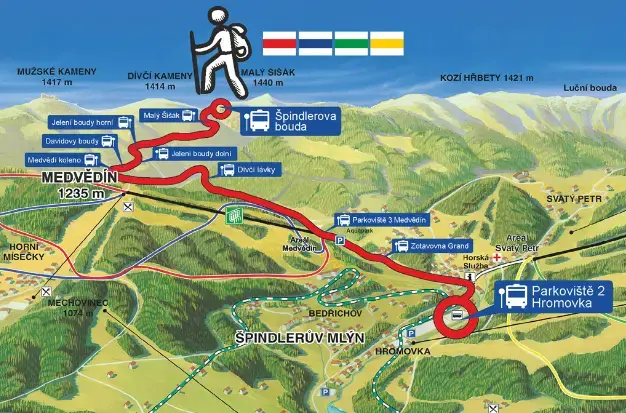 The shortest route to the "Queen of the Mountains"